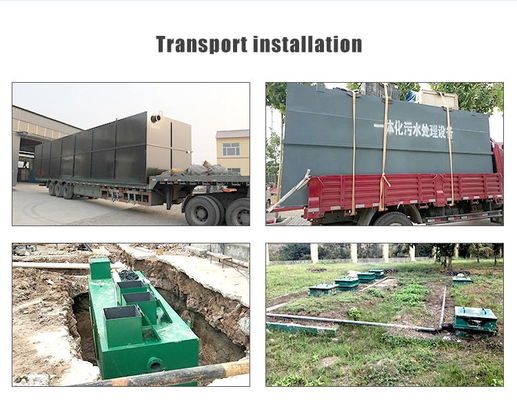 Carbon Steel 30TPD Packaged Type Sewage Treatment Plant