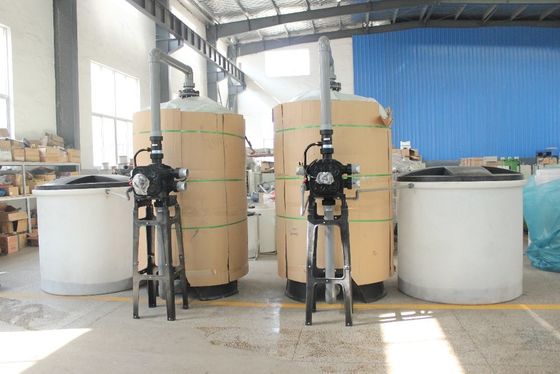 30TPH Industrial Water Treatment Softener With Salt Tank