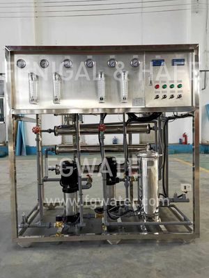 4kW 50Hz 36000GPD Purified Water Treatment System