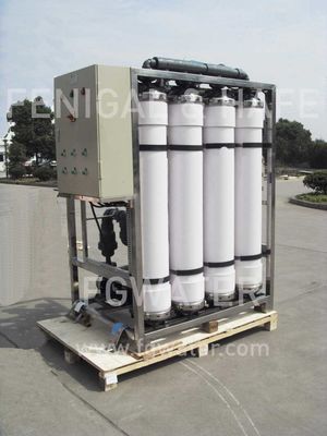 Water Purifiier Ultrafiltration Membrane System With Carbon Filter 320TPD