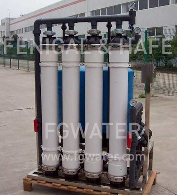 40TPH Ultrafiltration Water Treatment System , UF RO Plant Skid Mount