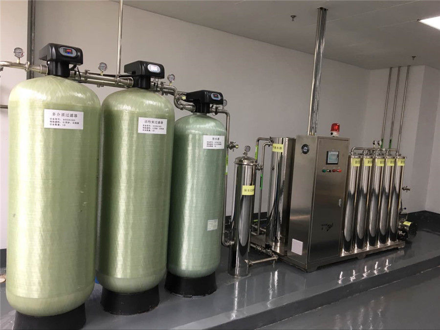 500LPH Dialysis Water Purification Double Stage Reverse Osmosis System