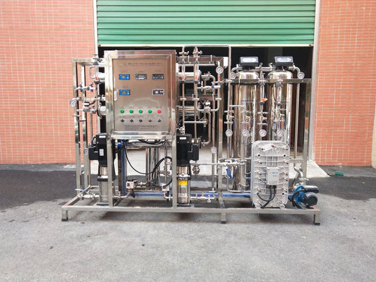 Low Energy 500L/H EDI Reverse Osmosis Ultrapure Water Machine For Electricity
