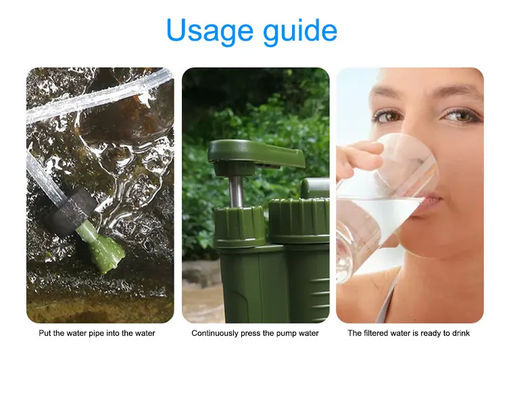 Mini Portable Outdoor Straw Water Filter Mobile Water Purification System