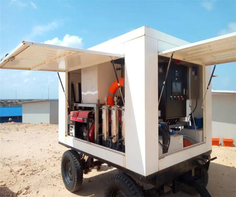 Containered Packaged Mobile Water Purification System For Drinking Water Treatment