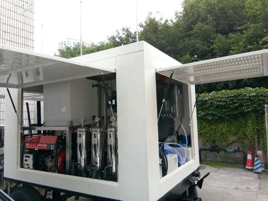 Outdoors Engineering Portable Mobile Water Purification System On Truck