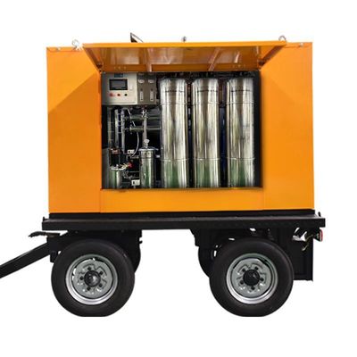 Convenient Trailer Multi Layer Filtration Mobile Water Purification System