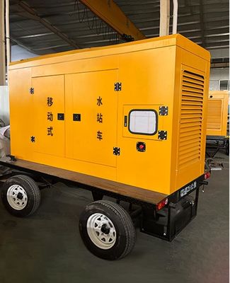 Convenient Trailer Multi Layer Filtration Mobile Water Purification System