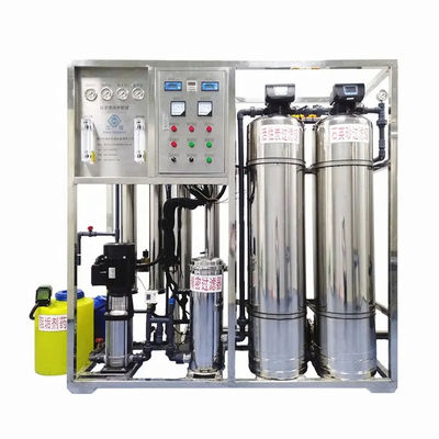 500L/H 1.7kW-380-415V 2xSS304 Tanks Brackish Water Reverse Osmosis Water Plant
