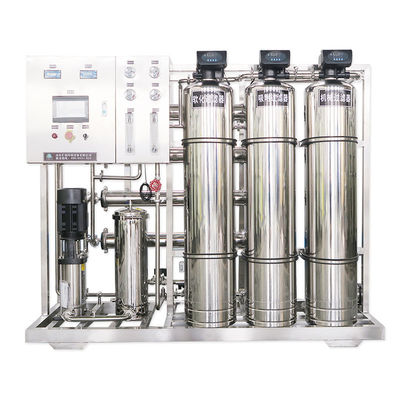 500L/H 1.7kW-380-415V 3xSS304 Tanks Brackish Water Reverse Osmosis Water Plant