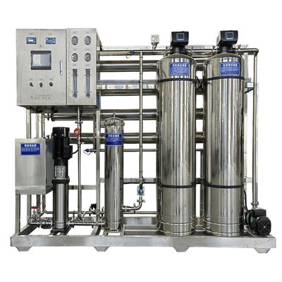 2TPH 3.0kW-380-415V 2xSS304 Tanks Brackish Water Reverse Osmosis Water Plant