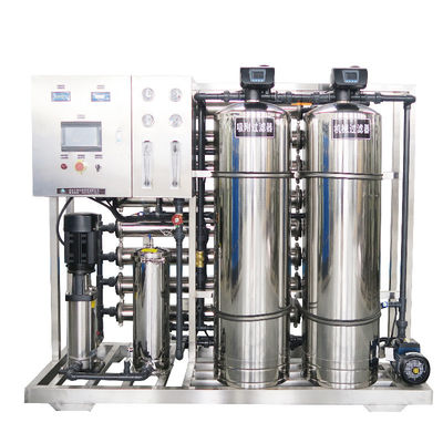 2TPH 3.0kW-380-415V 2xSS304 Tanks Brackish Water Reverse Osmosis Water Plant