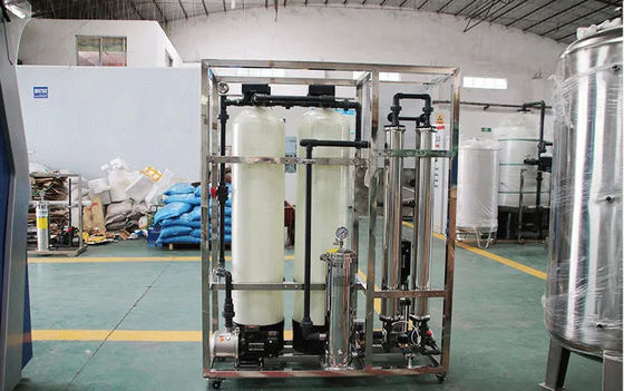 250L/H 1.7kW-380-415V 2xFRP Tanks Brackish Water Reverse Osmosis Water Plant