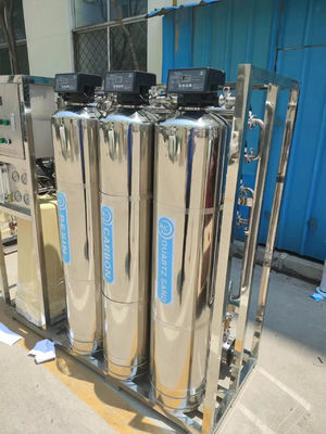 250L/H 1.7kW-380-415V 3xSS304 Tanks Brackish Water Reverse Osmosis Water Plant