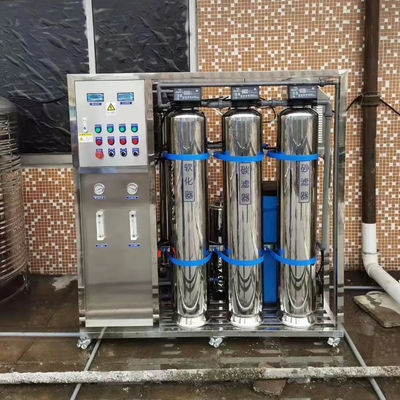 250L/H 1.7kW-380-415V 3xSS304 Tanks Brackish Water Reverse Osmosis Water Plant