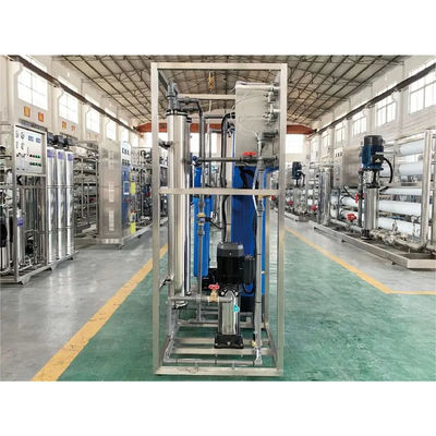500L/H 1.7kW-380-415V 3xFRP Tanks Brackish Water Reverse Osmosis Water Plant