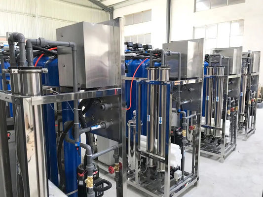 1.5TPH 3.0kW-380-415V 3xFRP Tanks Brackish Water Reverse Osmosis Water Plant