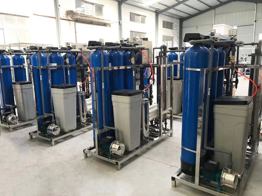 1.5TPH 3.0kW-380-415V 3xFRP Tanks Brackish Water Reverse Osmosis Water Plant