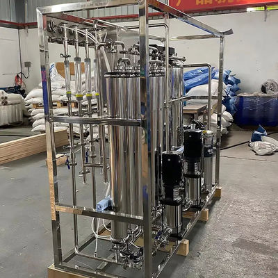 1.5TPH 3.0kW-380-415V 2xSS304 Tanks Brackish Water Reverse Osmosis Water Plant