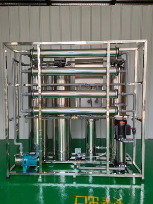 1.5TPH 3.0kW-380-415V 3xSS304 Tanks Brackish Water Reverse Osmosis Water Plant