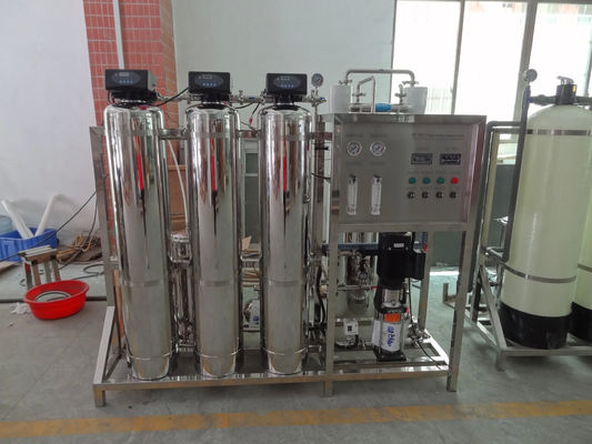 1.5TPH 3.0kW-380-415V 3xSS304 Tanks Brackish Water Reverse Osmosis Water Plant
