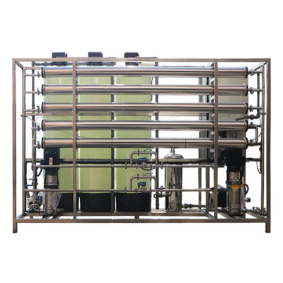 4TPH 5.5kW-380-415V 3xFRP Tanks Brackish Water Reverse Osmosis Water Plant