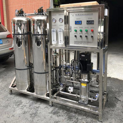 3TPH 5.5kW-380-415V 2xSS304 Tanks Brackish Water Reverse Osmosis Water Plant