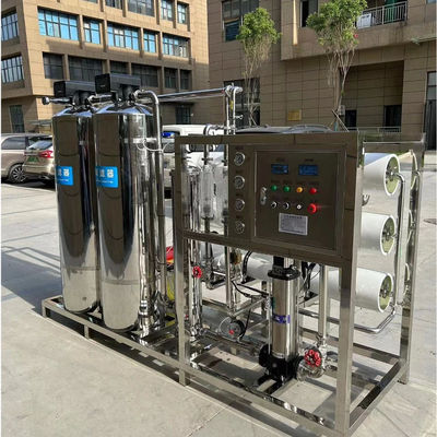 4TPH 5.5kW-380-415V 2xSS304 Tanks Brackish Water Reverse Osmosis Water Plant