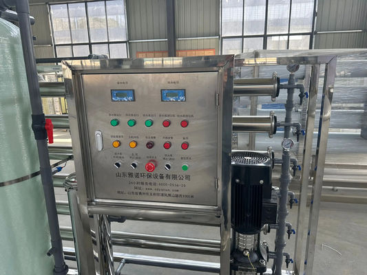 6TPH 7.9kW-380-415V 2xFRP Tanks Brackish Water Reverse Osmosis Water Plant