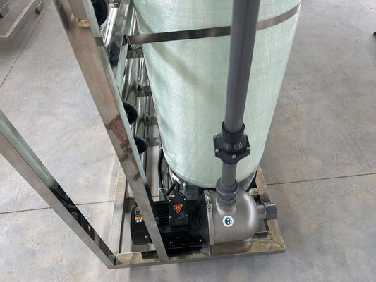 6TPH 7.9kW-380-415V 2xFRP Tanks Brackish Water Reverse Osmosis Water Plant