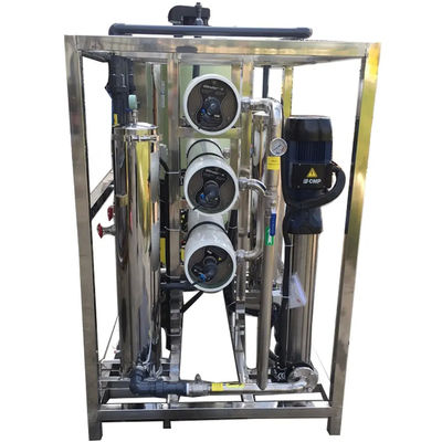 5TPH 7.4kW-380-415V 3xFRP Tanks Brackish Water Reverse Osmosis Water Plant