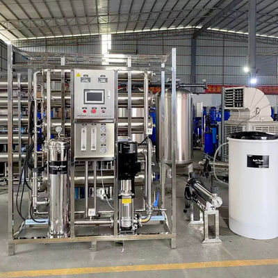 6TPH 7.9kW-380-415V 2xSS304 Tanks Brackish Water Reverse Osmosis Water Plant