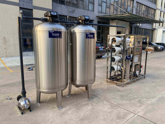 4TPH 5.5kW-380-415V 400KG Brackish Water Reverse Osmosis Water Plant