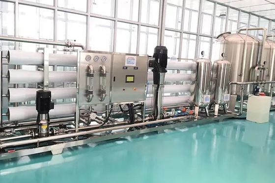 10TPH 19kW-380-415V 3xSS304 Tanks Brackish Water Reverse Osmosis Water Plant