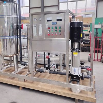 10TPH 19kW-380-415V 2xFRP Tanks Brackish Water Reverse Osmosis Water Plant