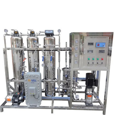 500 Liter Per Hour Ultrapure Water Machine SUS Tank For Domestic Water Filed
