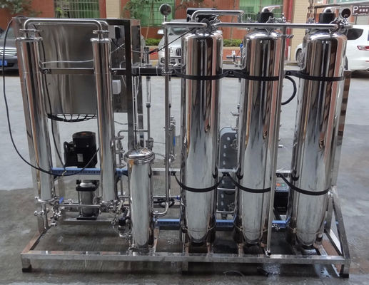 500 Liter Per Hour Ultrapure Water Machine SUS Tank For Domestic Water Filed