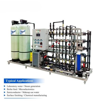 Industrial Water Filter Machine 1500l/H Reverse Osmosis With EDI Machine
