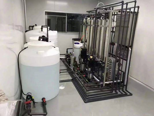 1000Lph Double Stages RO+EDI For Industry Water Filtration