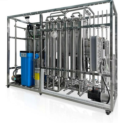 1000Lph Double Stages RO+EDI For Industry Water Filtration
