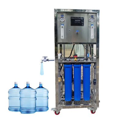 98%~99% Desalination Rate 250 LPH Commercial Reverse Osmosis Plant For Drinking Water