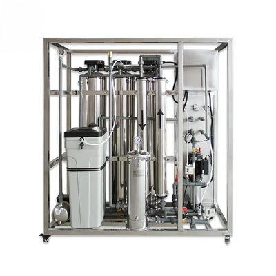 250LPH 2xSS304 Tanks Commercial RO Purified Drinking Water Filtration System