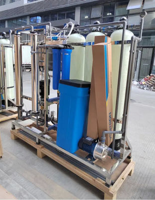 Small RO-500L/H 3x FRP Tanks Standard Drinking Water Purification Systems