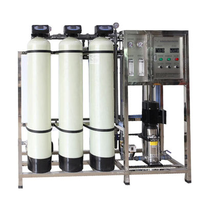 Small RO-500L/H 3x FRP Tanks Standard Drinking Water Purification Systems