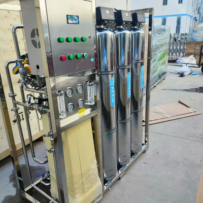 500L/H 3xSS304 Tanks Brackish Water Reverse Osmosis Water Plant