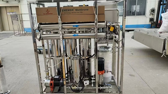 500L/H 3xSS304 Tanks Brackish Water Reverse Osmosis Water Plant