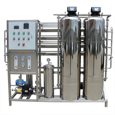 1TPH 2xSS304 Tanks Reverse Osmosis Water Plant For Commercial RO Pure Water Treatment