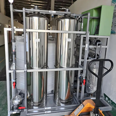 1TPH 2xSS304 Tanks Reverse Osmosis Water Plant For Commercial RO Pure Water Treatment