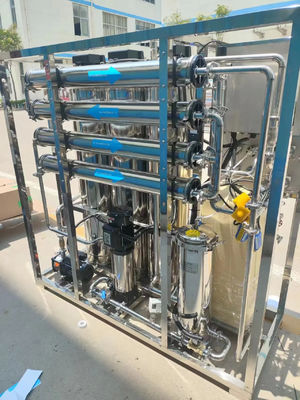1TPH 3xSS304 Tanks Reverse Osmosis Water Plant For Sell Water