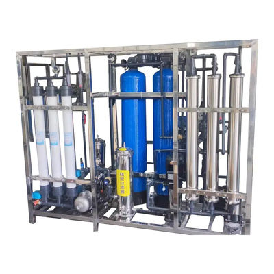 1.5tph 2xFRP Tanks Brackish Water Reverse Osmosis Water Plant For Farm Industry